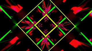 Download Lagu VisionKanal 4K – Futuristische Neon Groene en Gele Geometrische Corridor | Zonder Audio [2 Uur] MP3