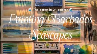 The Ocean in 24 Colors: Painting Watercolor Seascapes (In-Depth Paul Rubens Ocean Palette Review)