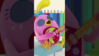 The Color Song With The Egg Band 🎨 | Songs For Kids  #Shorts