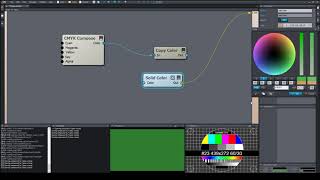 Pin Data Types - 03 - Color, Text Aximmetry Tutorial
