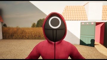 Squid Game - Red Light Green Light Doll Map - UNREAL ENGINE Map preview