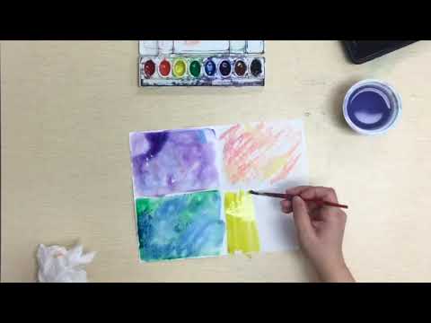 Watercolor Techniques for kids