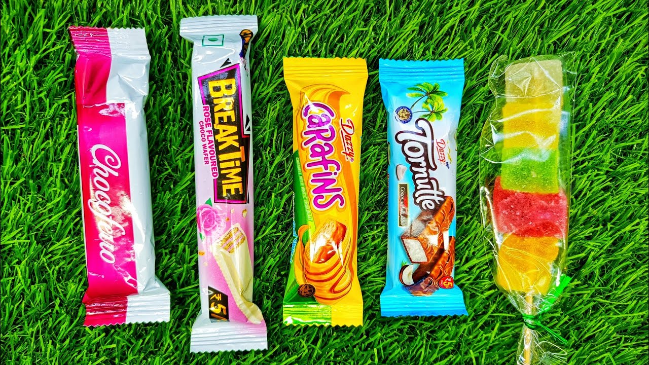 Carafins vs Tornutte vs Chocoferro vs Break time vs Colorful Candy | Asmr of Chocolates and Candys 