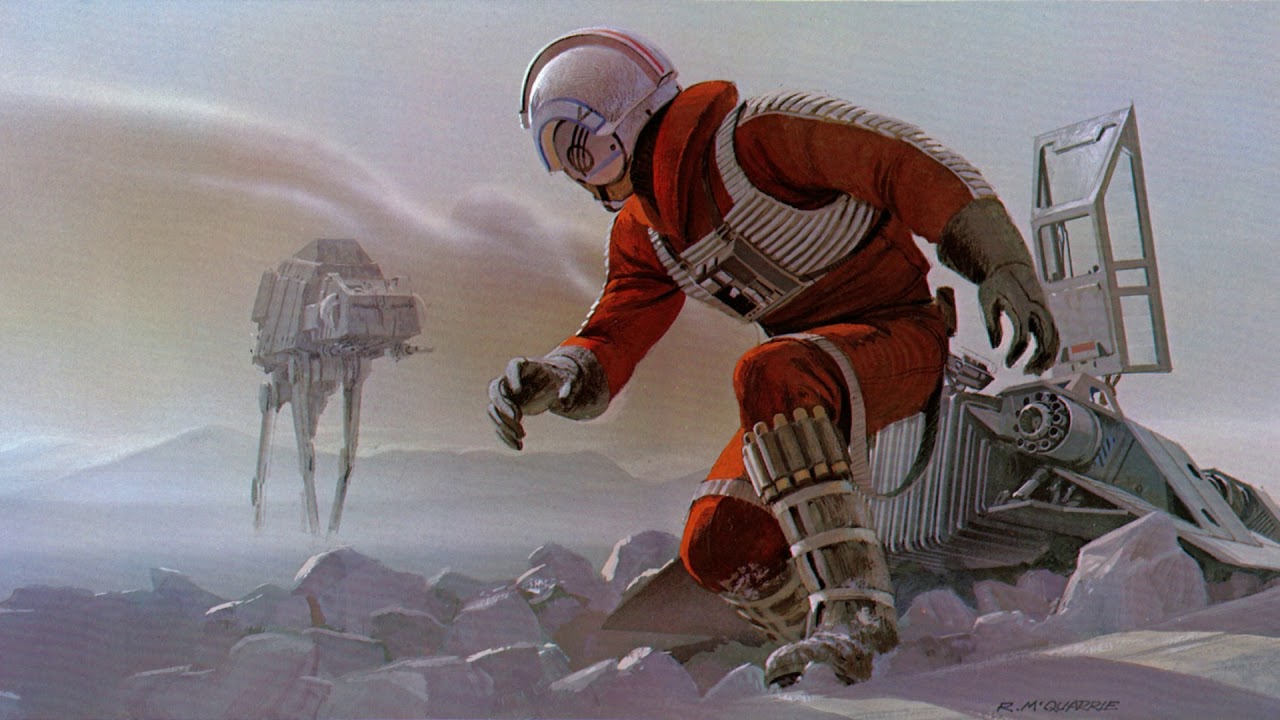 Concept Art by Ralph Mcquarrie for Star Wars (1977, 80, 83) (Soundtrack 01)