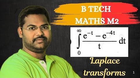Evaluation of Integrals by using laplace transforms@maths naresh eclass