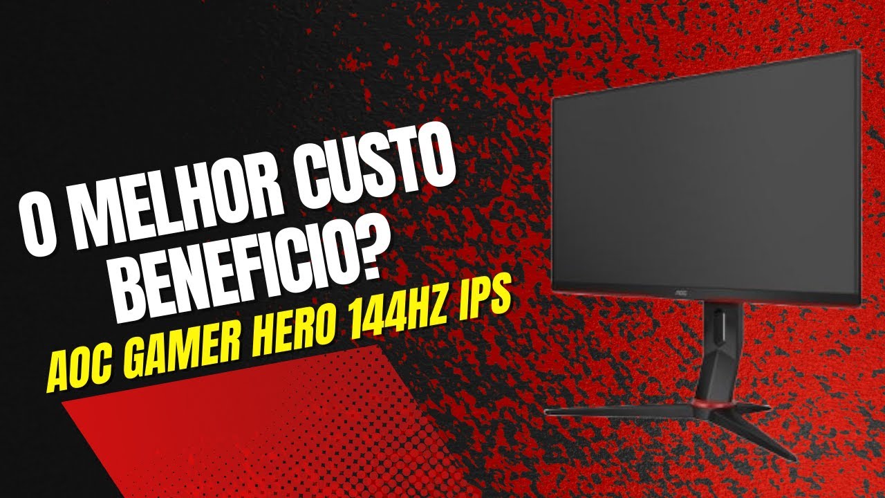 Unbox Monitor AOC Gamer Hero IPS 144hz - O melhor custo beneficio 2023? - youtube.com