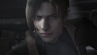 Resident Evil 4 - Leon vs Krauser (knife duel scene)