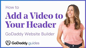 Use A Video As Your Cover Media In The GoDaddy Website Builder
