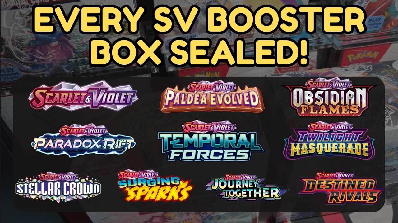 scarlet and violet era booster boxes Collecting Every Scarlet & Violet Booster Box