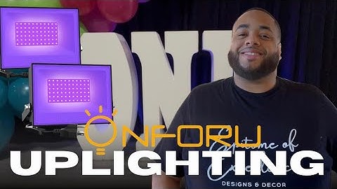 Event Design Uplighting  | Onforu | Black Light | EOE Designs 