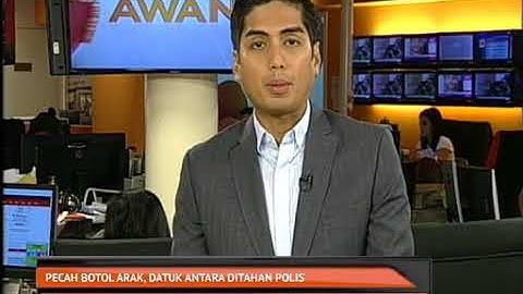 Pecah botol arak, Datuk antara ditahan polis