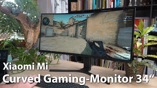 Xiaomi Mi Curved Gaming-Monitor 34" im Test - Der Günstigste Ultra-Wide Monitor mit 1440p & 144 Hz