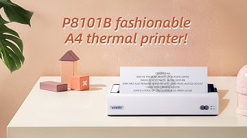 P8101B fashionable and pocket A4 thermal printer!