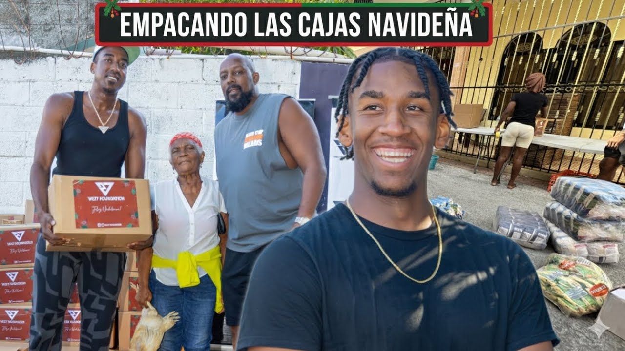 Preparativo De Las CAJAS NAVIDEÑAS De Parte De La Fundacion De Vl;addy Jr. 