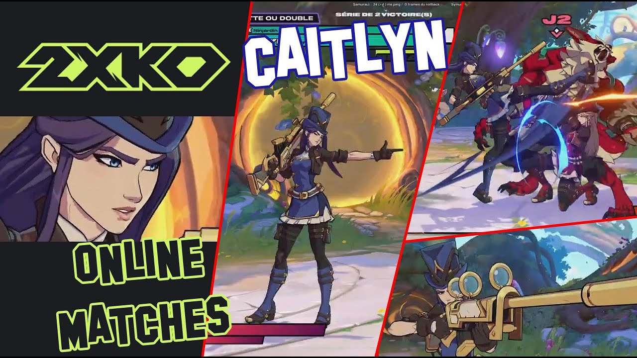 2XKO - Caitlyn day 1 Online Matches [PS5]