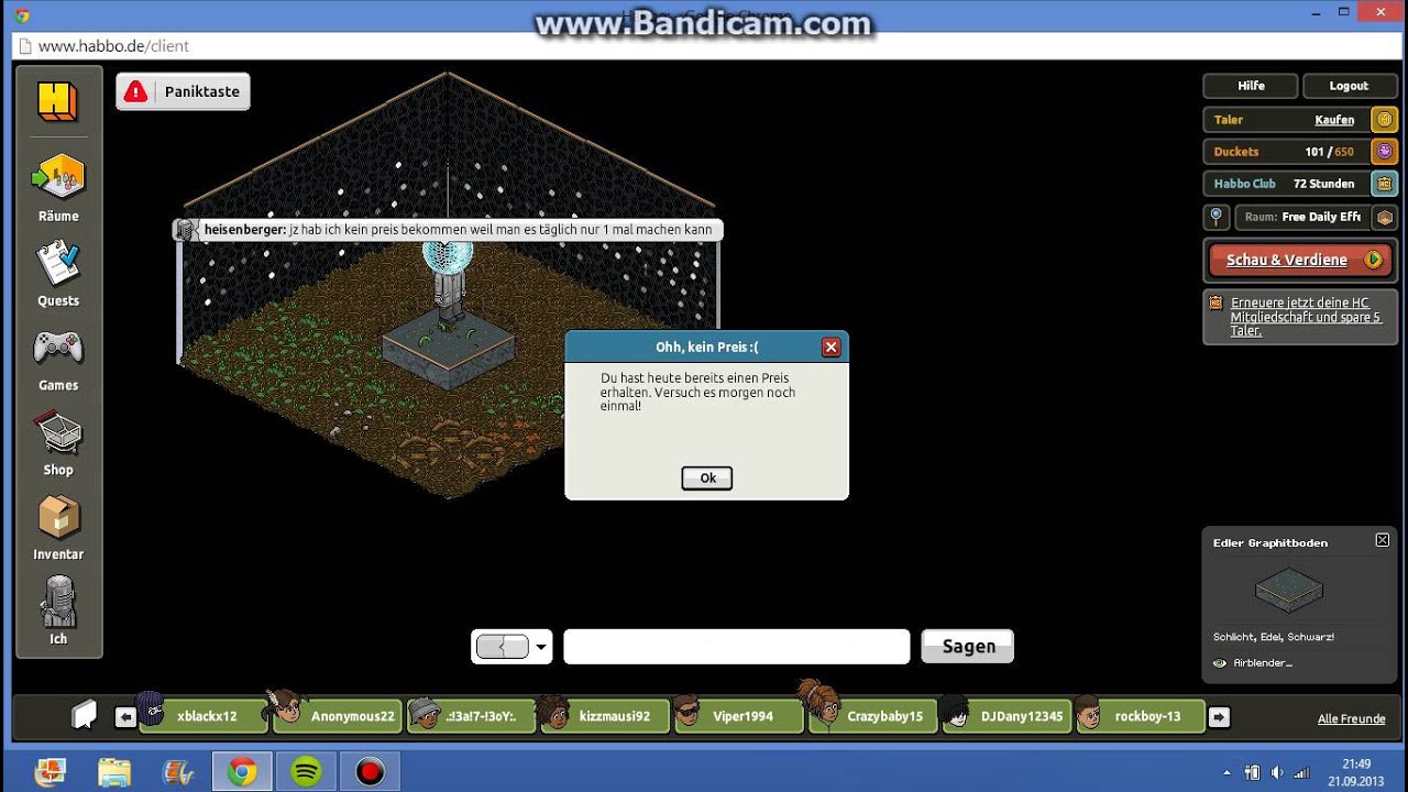 Habbo jeden Tag gratis Effeckte