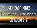 SZA - Snooze (8D Audio) feat. Justin Bieber