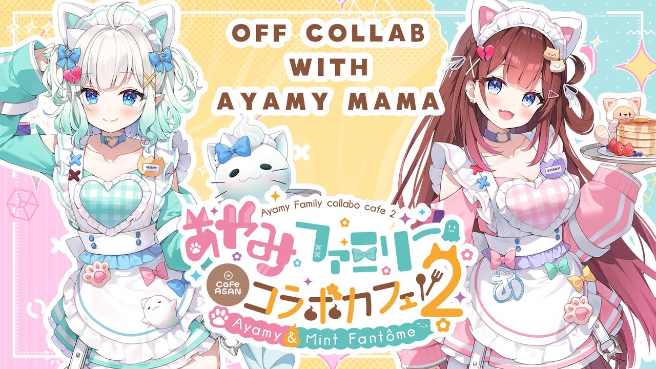 OFF COLLAB WITH AYAMY MAMA】we're doing a collab cafe in AKIHABARA