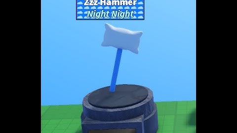 How to get the Zzz Hammer in Roblox Hammers