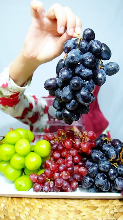 MUKBANG VARIOUS GRAPES 🍇✨