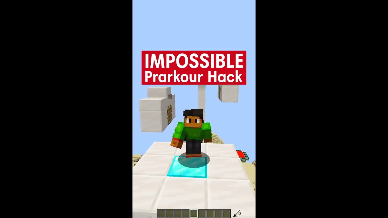 Minecraft IMPOSSIBLE Parkour Trick 