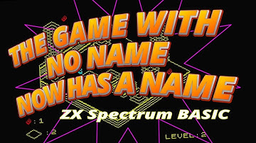 THE GAME WITH NO NAME now has a name - isometric - BASIC ZX Spectrum
