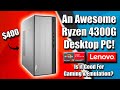 An Awesome $400 Ryzen 4300G Desktop PC! Good Enough For Gaming And Emulation?