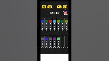 Water Sort Puzzle Level 128 Walkthrough #shorts #watersortpuzzle