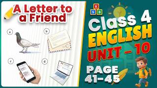 Class 4 English | Unit 10 Full Video | A Letter to a Friend [Book 2026]