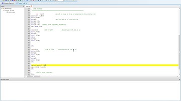 External interrupt programming of 8051 in proteus simulation