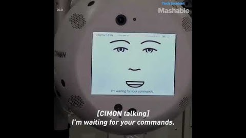 CIMON - Space Robot|Artificial Intelligence|#shorts