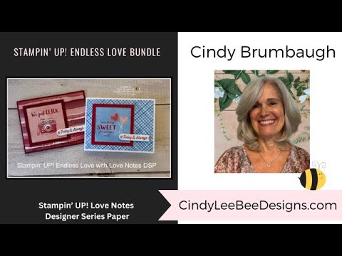 Stampin UP Love Notes DSP Front And Back 