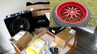 Update on parts that have arrived for my Lexus IS250 AWD F-Sport BC Coliovers Work Wheels Fog Lights