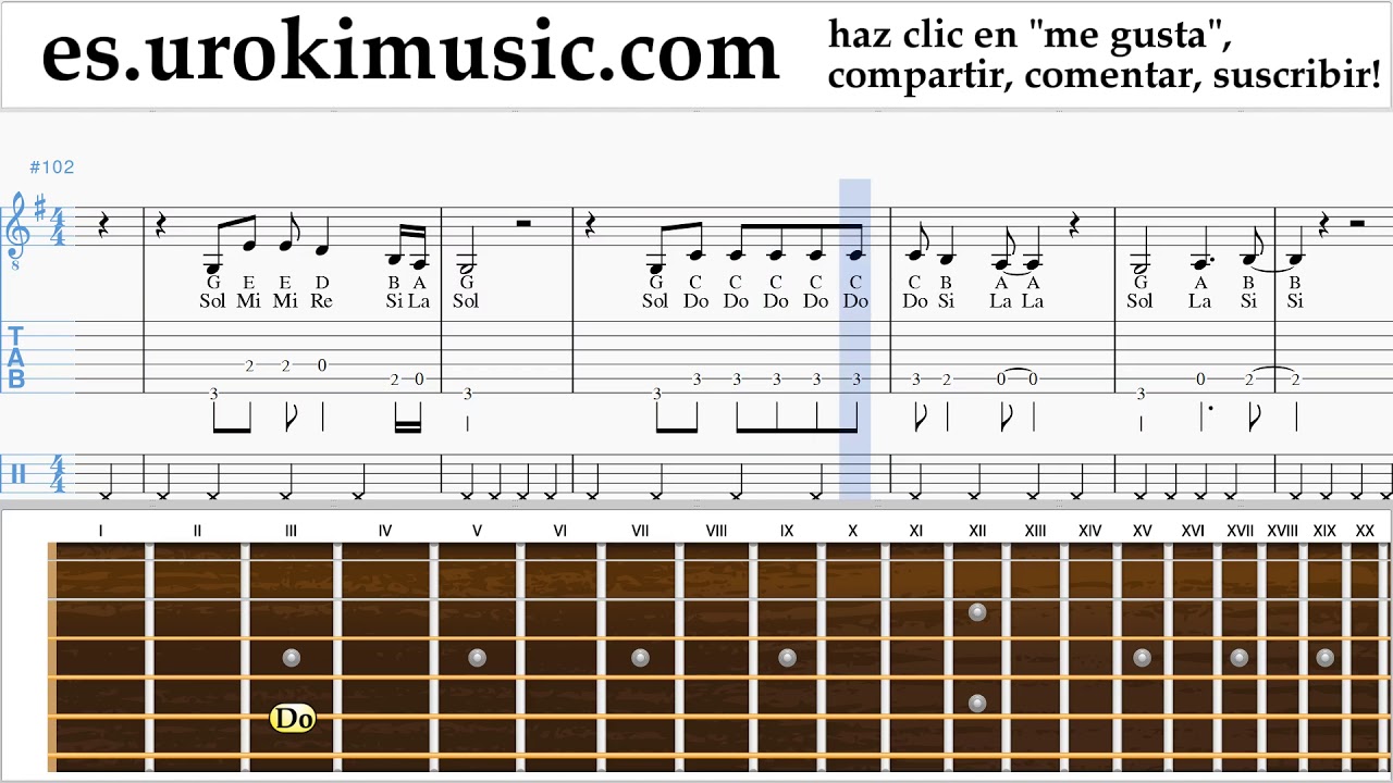 Tutorial de Guitarra Lady Gaga, Bradley Cooper - Shallow Clases Notas  um-i927 - YouTube