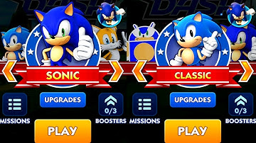 Sonic Dash SONIC VS CLASSIC Android iPad iOS Gameplay HD