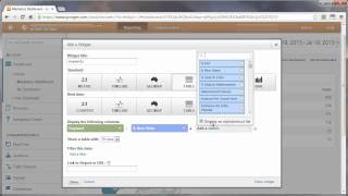 Google Analytics Customize Dashboard