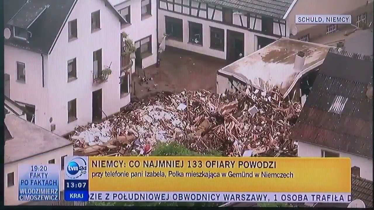 Uchodźcy nie pomagają w powodzi w Niemczech, chociaż to głównie