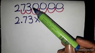 SCIENTIFIC NOTATION/ STANDARD FORM