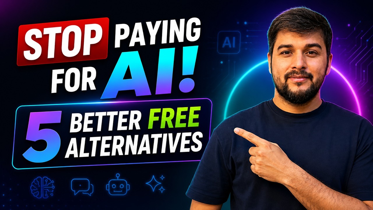 Stop Using Paid AI! 5 Mind-Blowing FREE Alternatives You Need