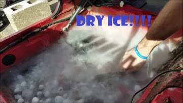 Sound Deadening Removal Using Dry Ice in 15 Minutes!