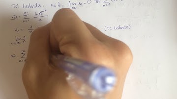 Giải tích - Chuỗi số - Chuỗi đan dấu - Hội tụ tuyệt đối + Tiêu chuẩn Leibnitz