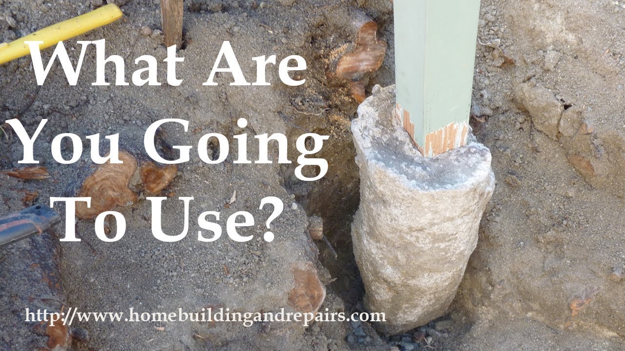 What Will You Use Expanding Foam or Concrete For Your Next Post