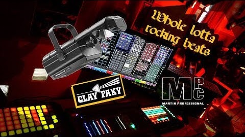 Martin M-PC Timecode with 4x Clay Paky Miniscan HPE