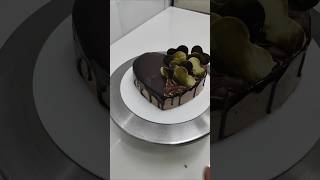 Chocolate Heart Shape Cake Decoration Ideas