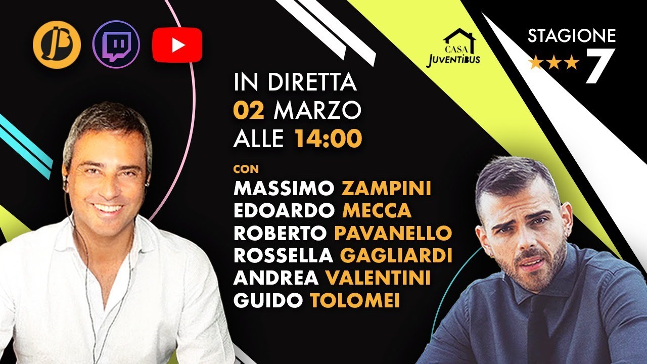 ROMA-JUVE IL GIORNO DOPO a CASA JUVENTIBUS con ZAMPINI MECCA & CO