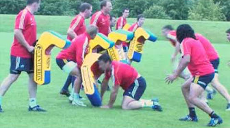 Rugby Fitness Drills - YouTube