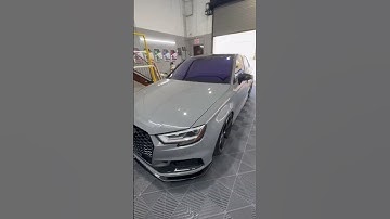 Custom Omnique Colored Film Installation on Audi RS3