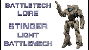 Battletech Lore - Stinger Light Battlemech