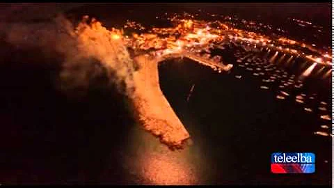 Le splendide immagini dei fuochi di San Gaetano ri...