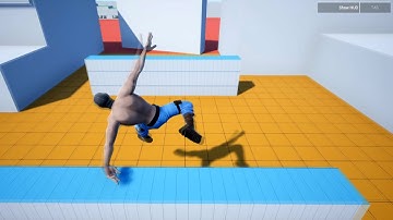 Unreal Engine 4 Parkour System Flow Test